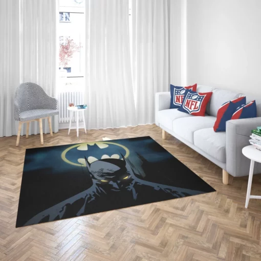 Batman & Bat-Signal Hero Call Comic Rug 2