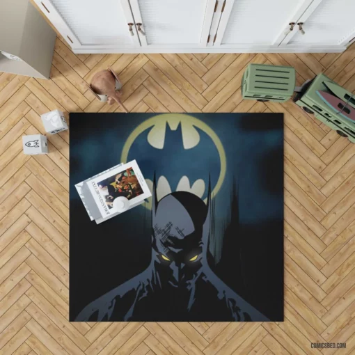 Batman & Bat-Signal Hero Call Comic Rug