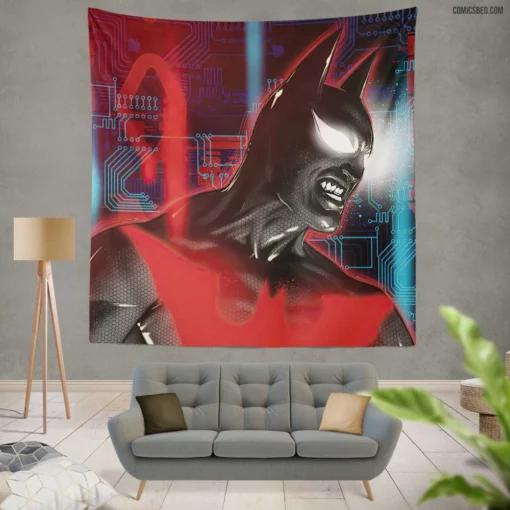 Batman Beyond DC Future Beacon Comic Wall Tapestry