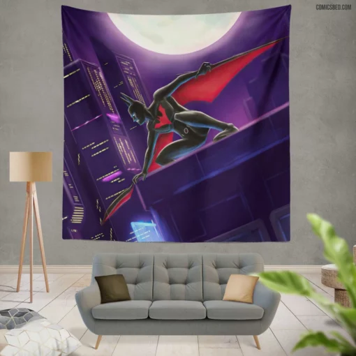 Batman Beyond DC Future Guardian Comic Wall Tapestry