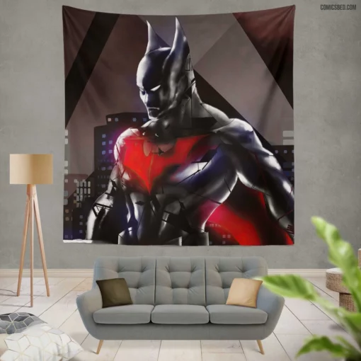 Batman Beyond DC Future Hero Comic Wall Tapestry