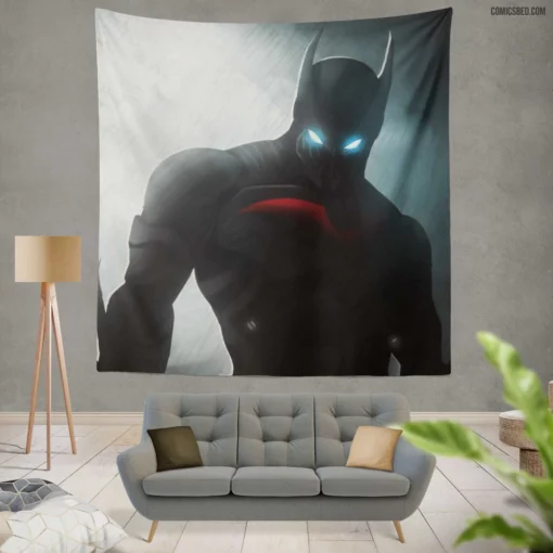 Batman Beyond DC Futuristic Crusader Comic Wall Tapestry