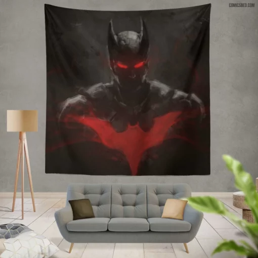 Batman Beyond DC Futuristic Knight Comic Wall Tapestry