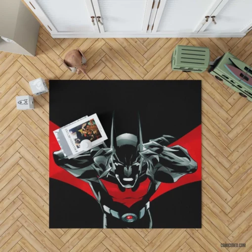 Batman Beyond Dark Future Awaits Comic Rug