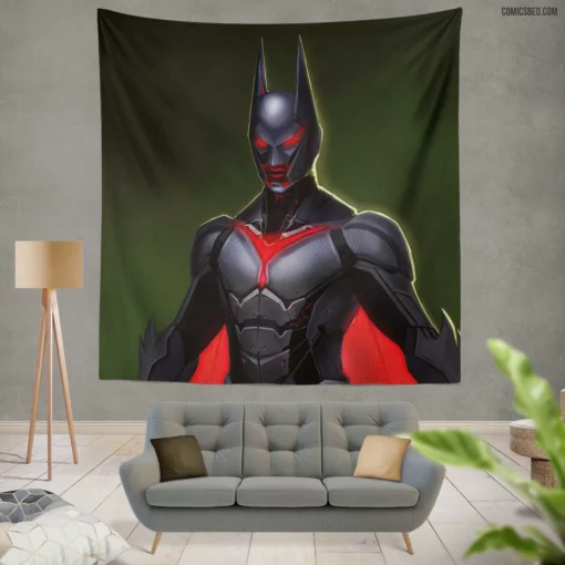 Batman Beyond Future Protector Comic Wall Tapestry