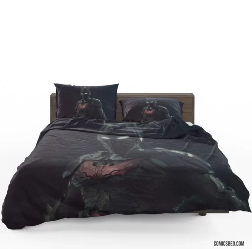 Batman Beyond Futuristic Crusader Comic Bedding Set