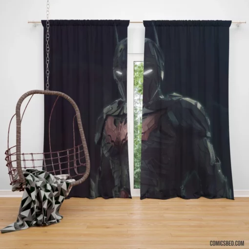 Batman Beyond Futuristic Crusader Comic Curtain