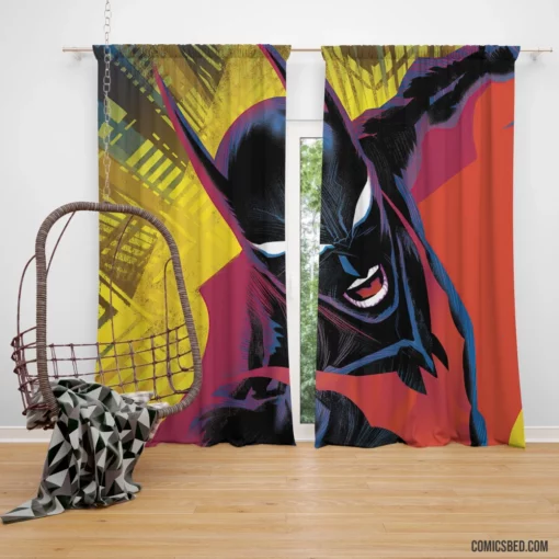 Batman Beyond Futuristic Knight Comic Curtain