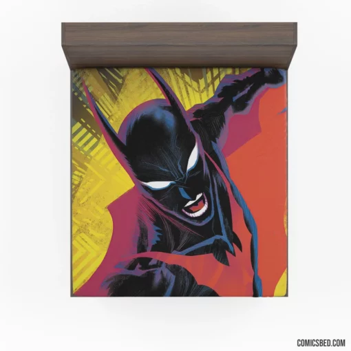 Batman Beyond Futuristic Knight Comic Fitted Sheet 1