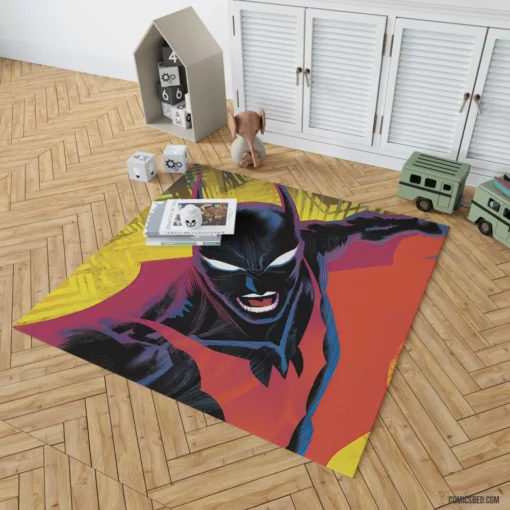 Batman Beyond Futuristic Knight Comic Rug 1