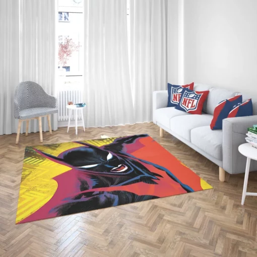 Batman Beyond Futuristic Knight Comic Rug 2