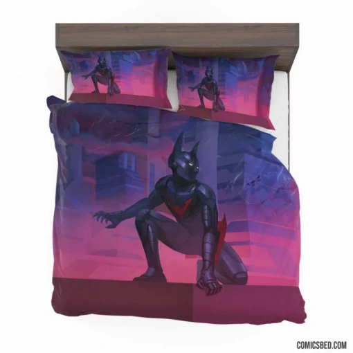 Batman Beyond Futuristic Savior Comic Bedding Set 1