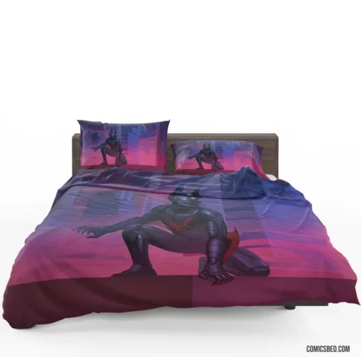 Batman Beyond Futuristic Savior Comic Bedding Set