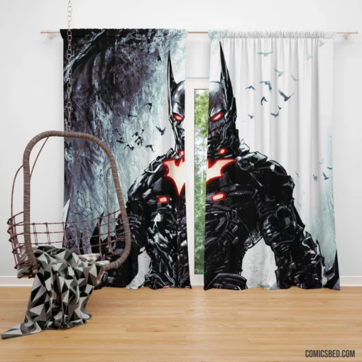 Batman Beyond Gotham Champion Comic Curtain