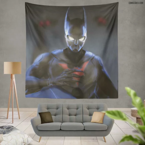 Batman Beyond Gotham Vigilante Comic Wall Tapestry