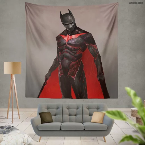 Batman Beyond Modern Hero Comic Wall Tapestry