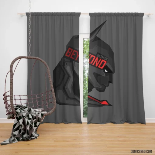 Batman Beyond Savitar Futuristic Showdown Comic Curtain