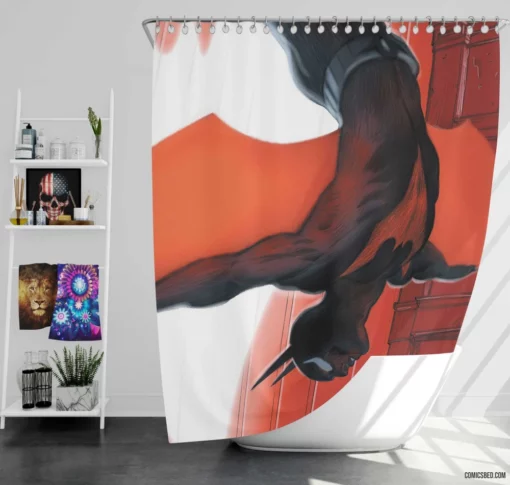 Batman Beyond Terry Legacy Comic Shower Curtain