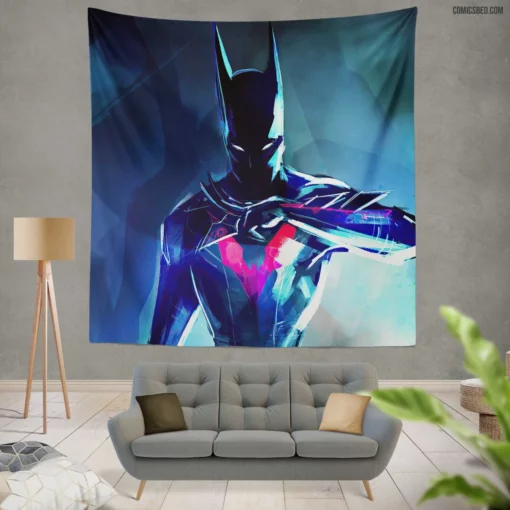 Batman Beyond Tomorrow Hero Comic Wall Tapestry