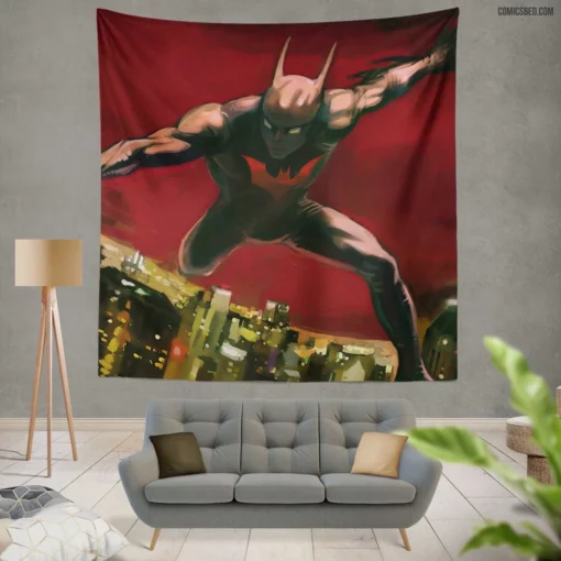 Batman Beyond Urban Avenger Comic Wall Tapestry