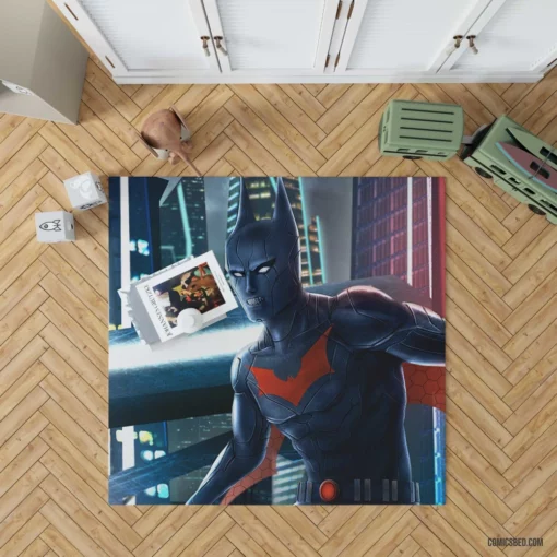 Batman Beyond Urban Defender Comic Rug