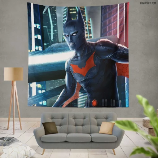 Batman Beyond Urban Defender Comic Wall Tapestry