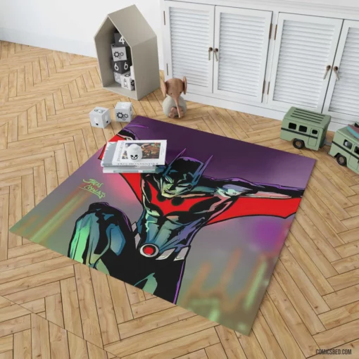 Batman Beyond Urban Protector Comic Rug 1