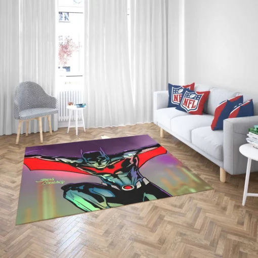 Batman Beyond Urban Protector Comic Rug 2