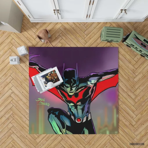 Batman Beyond Urban Protector Comic Rug