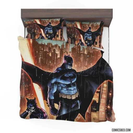 Batman Catwoman Gotham Duo Comic Bedding Set 1