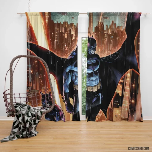 Batman Catwoman Gotham Duo Comic Curtain