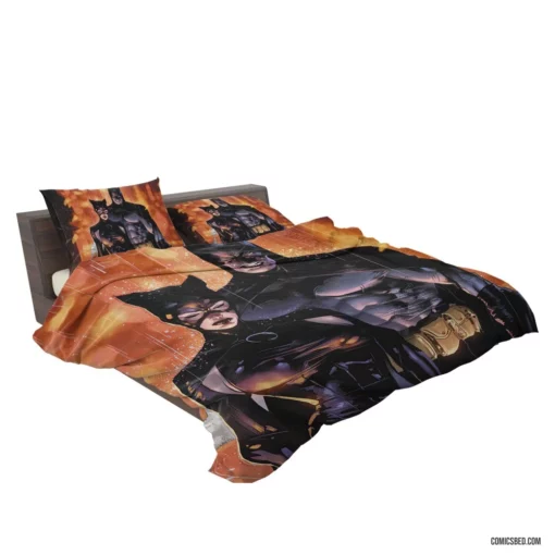 Batman Catwoman Romantic Pursuit Comic Bedding Set 2