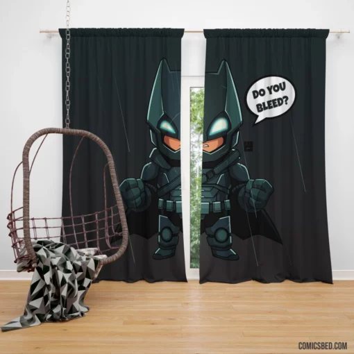 Batman Chibi DC Tiny Guardian Comic Curtain