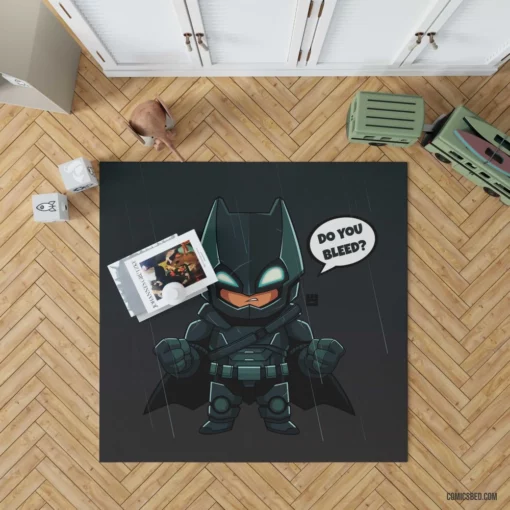 Batman Chibi DC Tiny Guardian Comic Rug