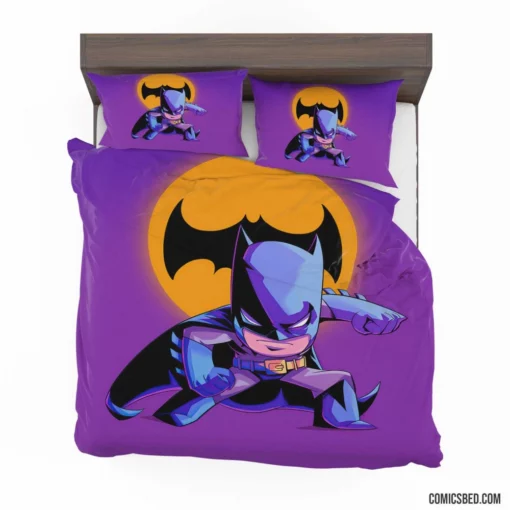 Batman Chibi Miniature Guardian Comic Bedding Set 1