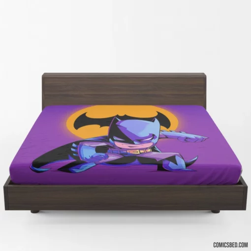 Batman Chibi Miniature Guardian Comic Fitted Sheet