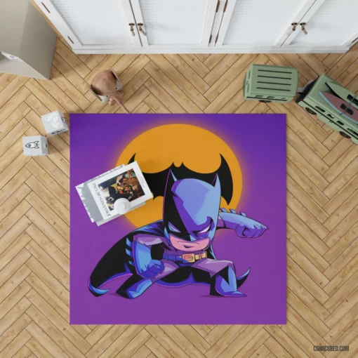 Batman Chibi Miniature Guardian Comic Rug