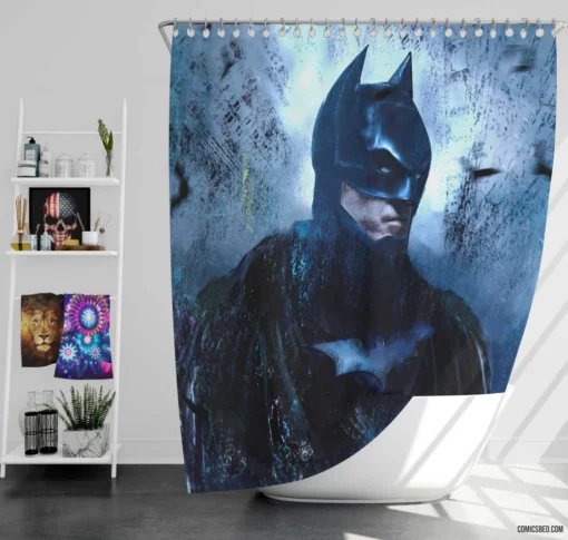 Batman City of Shadows Comic Shower Curtain