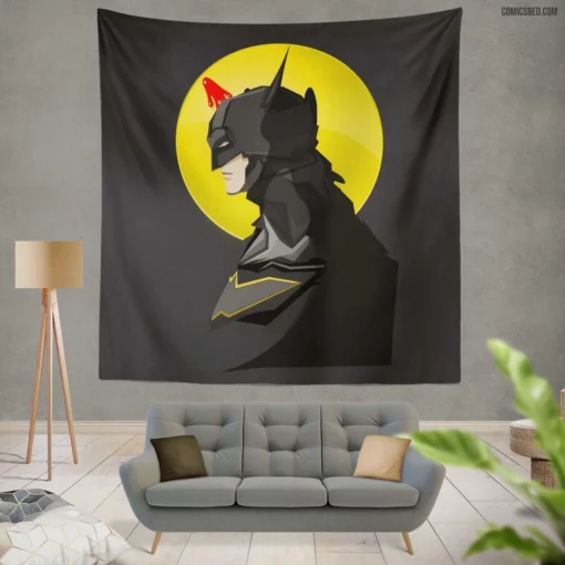 Batman DC Brooding Crusader Comic Wall Tapestry