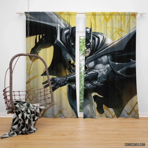 Batman DC Caped Crusader Comic Curtain