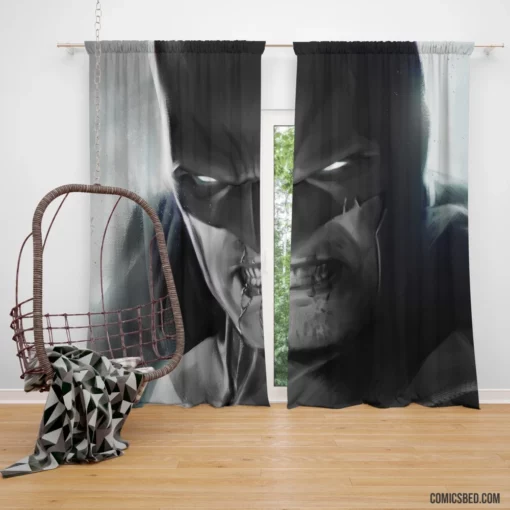 Batman DC Caped Sentinel Comic Curtain