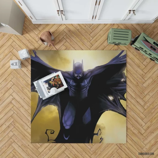 Batman DC Courageous Crusader Comic Rug