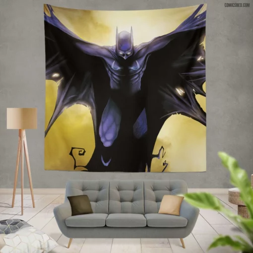 Batman DC Courageous Crusader Comic Wall Tapestry