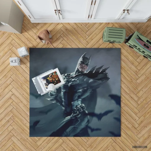 Batman DC Dark Avenger Comic Rug