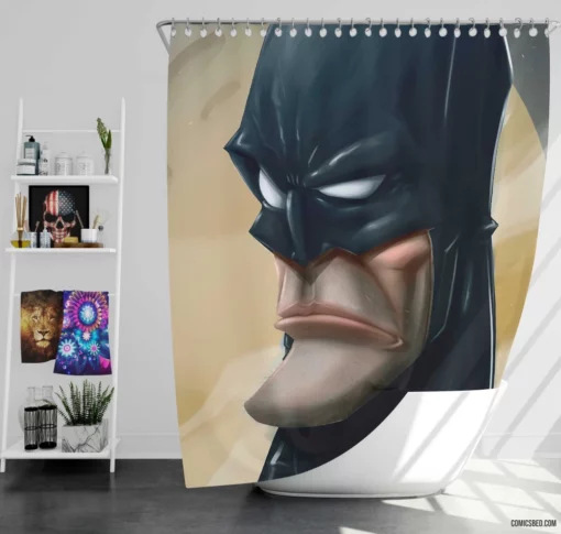 Batman DC Dark Knight Rises Comic Shower Curtain