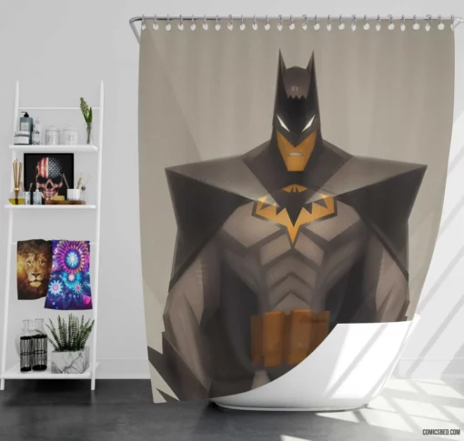 Batman DC Dark Vigilante Comic Shower Curtain