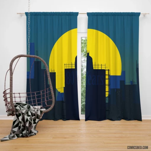 Batman DC Enigmatic Hero Comic Curtain