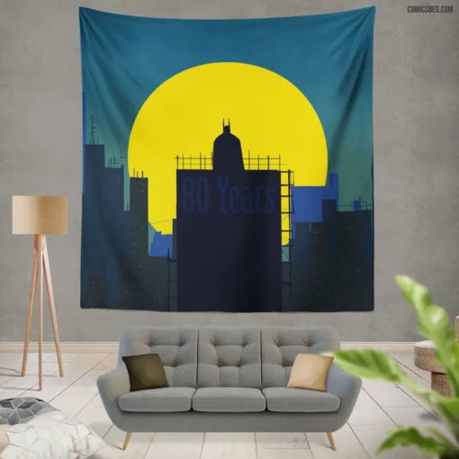 Batman DC Enigmatic Hero Comic Wall Tapestry