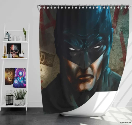 Batman DC Eternal Guardian Comic Shower Curtain