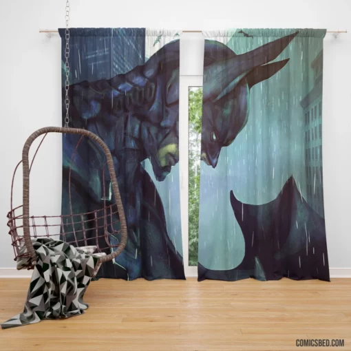 Batman DC Fearless Defender Comic Curtain